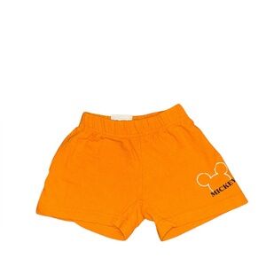 Vintage Mickey And Friends Orange Shorts 12m